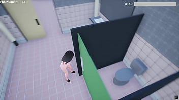 Naked Risk 3D [Hentai game PornPlay ] Exhibition simulation in public building